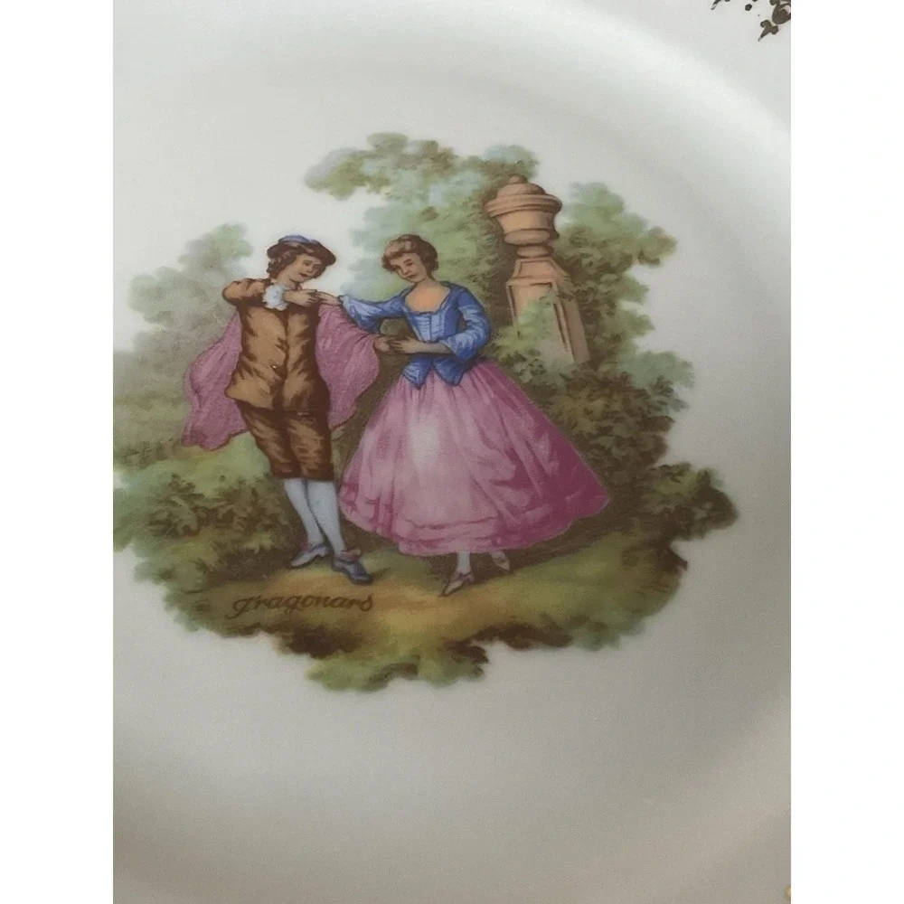 Set of 4 Vintage Winterling‎ Porcelain Dessert Plates Germany Bavaria